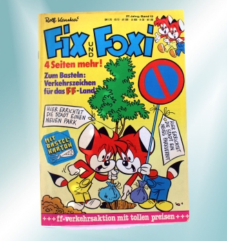 Fix und Foxi Comic Heft 27. Jahrgang Band 13: Augen auf im Straßenverkehr